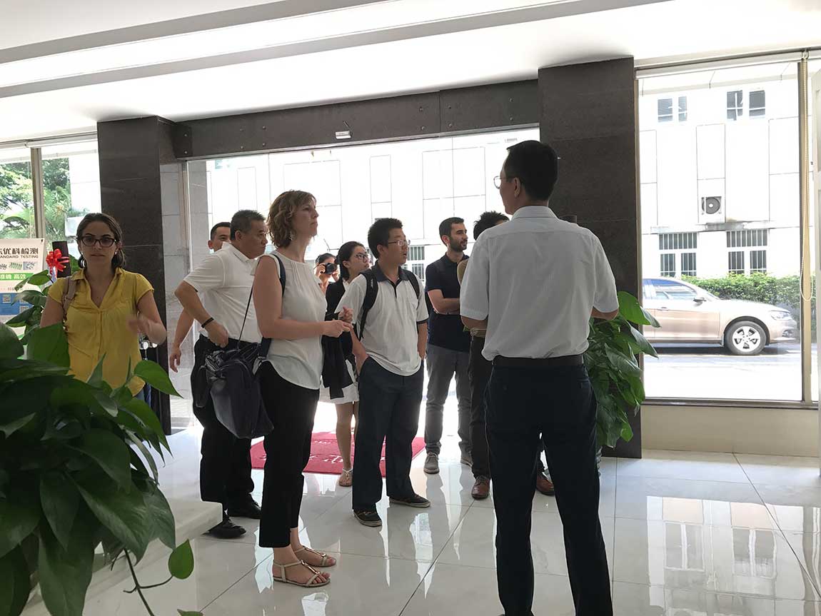 意大利費拉拉大學托馬斯教授調研團一行蒞臨常平科技園參觀調研