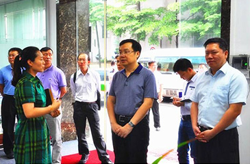 東莞市張科常務副市長一行蒞臨常平科技園參觀考察