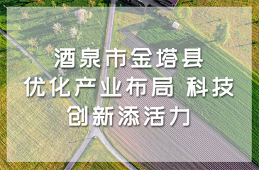 酒泉市金塔縣：優化產業布局 科技創新添活力